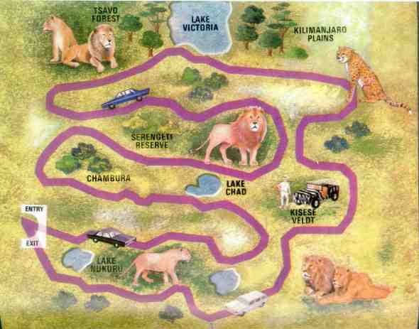 African Lion Safari Map